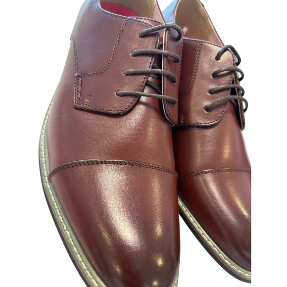 Bruno Marc Men's Leather Cap Toe Oxford Business Formal Dress Shoes SZ 12 - Picture 3 of 6